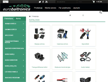 Tablet Screenshot of eurobaltronics.com